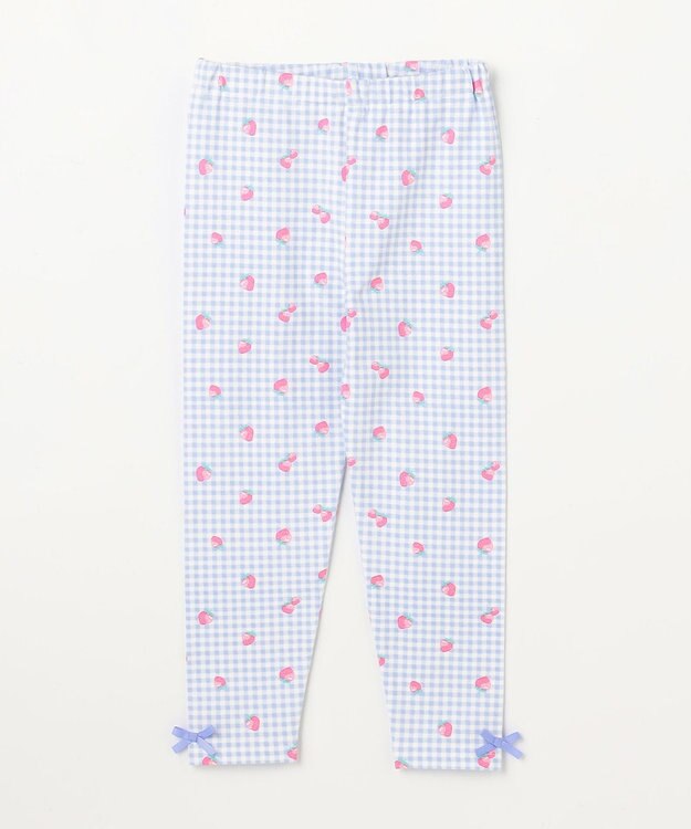 ANY KIDS 【Strawberry Collection】いちごレギンス サックスブルー