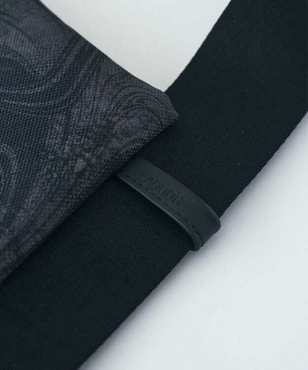 MIYABIYA LAQUOH マーブル墨流し ワンショルダーL カーキ