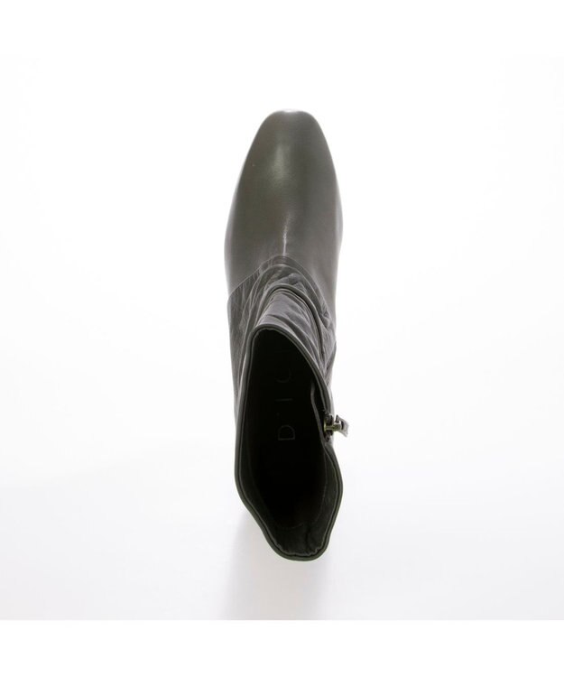 MODE ET JACOMO <D'ICI>ドレープハーフブーツ ダークグレー