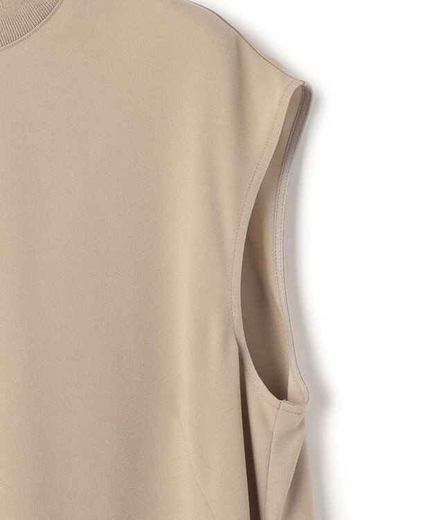 BEIGE， FLEUR / ドレープニット ネックドレス Beige