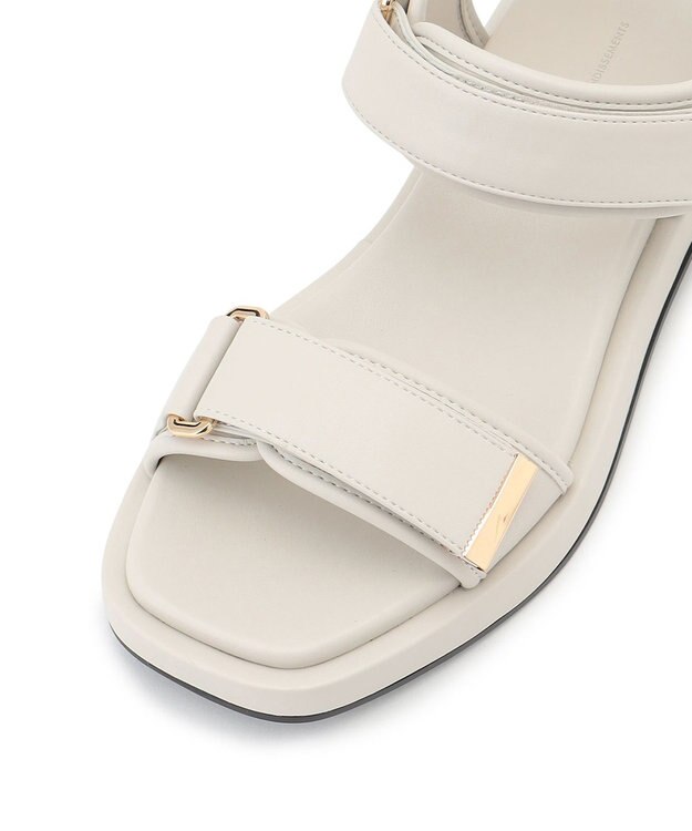 23区 スポーツ サンダル アイボリー系