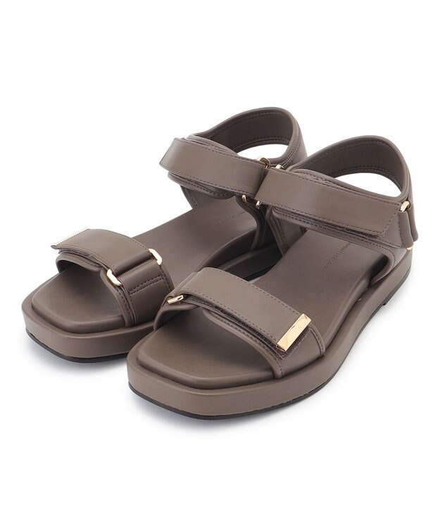 23区 スポーツ サンダル ブラウン系