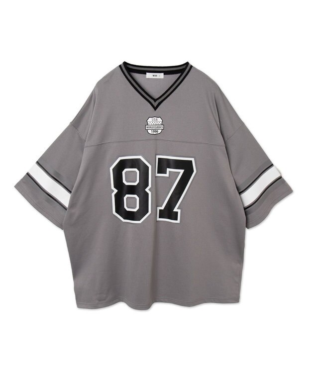 WEGO ナンバリングホッケーT（S） グレー