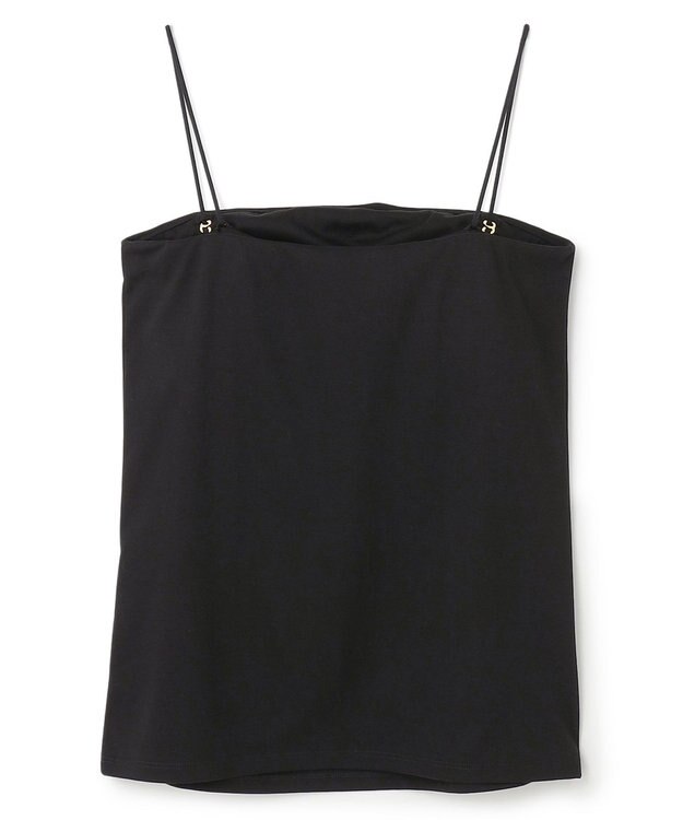 BEIGE， 【洗える】MERCANTI / インナーカップ付きベアトップ Black