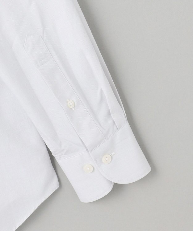GOTAIRIKU 【形態安定】PREMIUMPLEATS_セミワイドカラー _通年ドレスシャツ(25年秋冬限定色) ライトグレー系