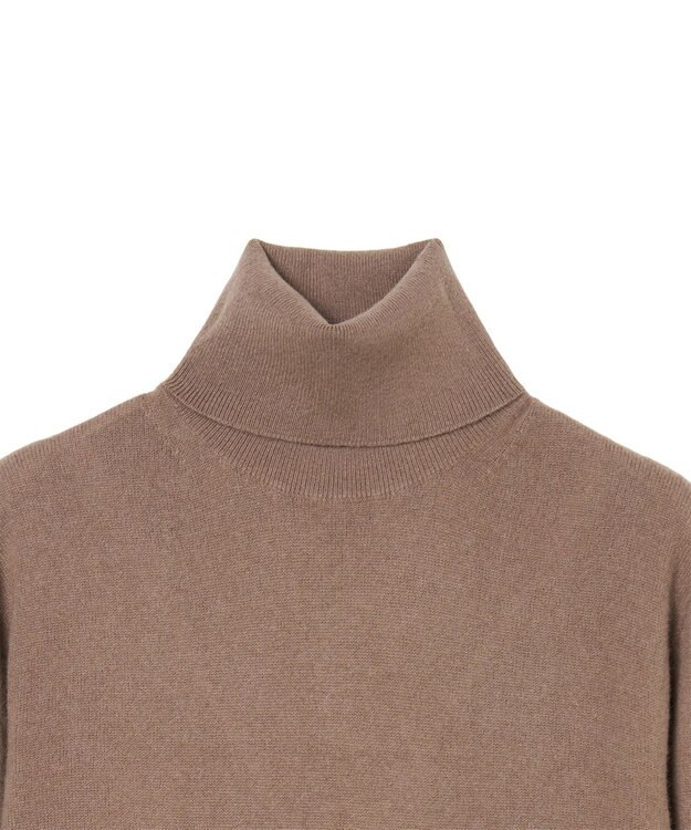 JOSEPH 【洗える】ライトピュアカシミヤハイネックドレス Mushroom