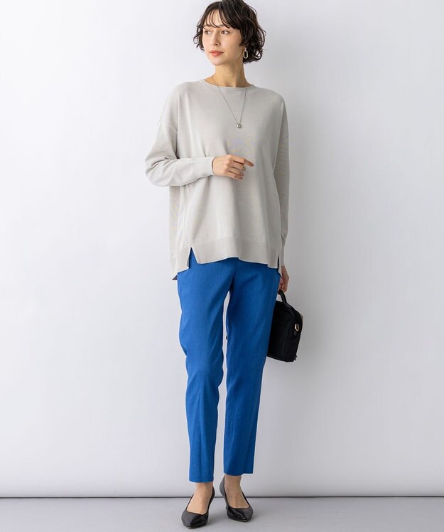 23区 【先行予約】メタルトップ ドロップ ネックレス シルバー系