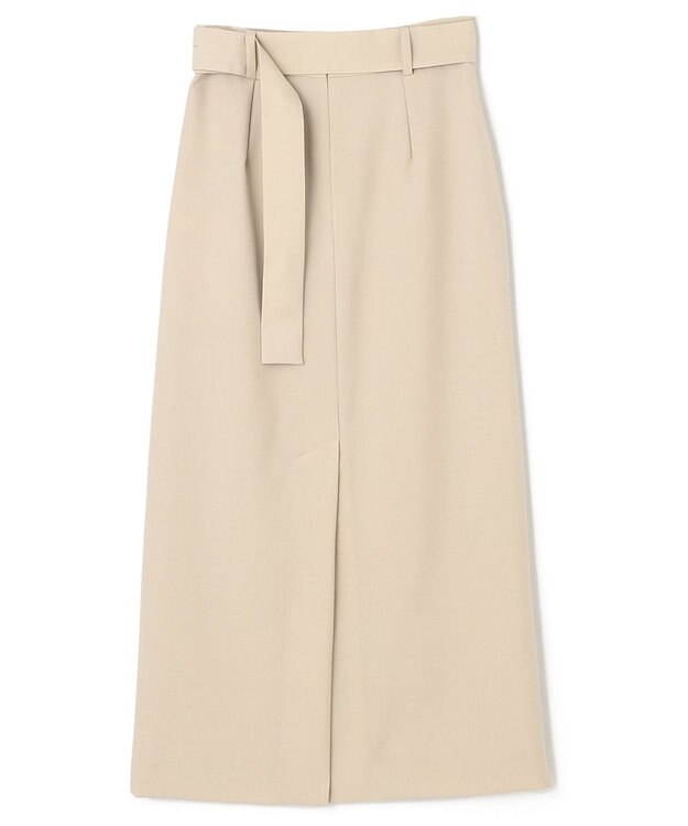 NAVE 【Nave・セットアップ可】ウールポリエステルツイルスカート ベージュ系