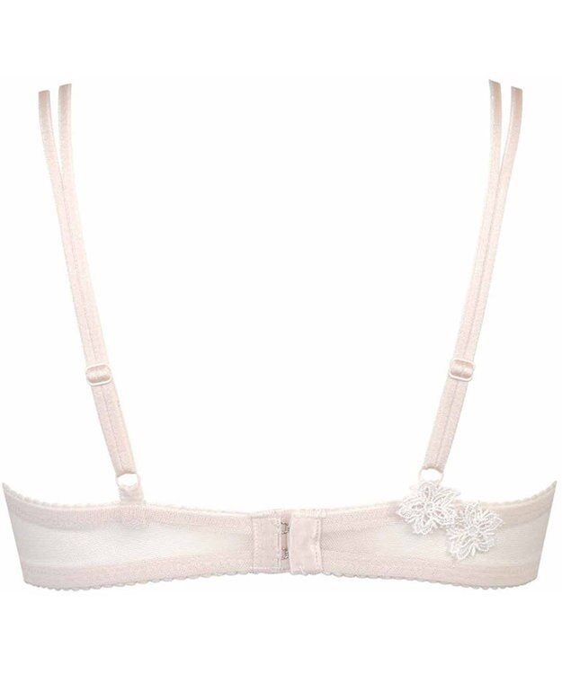 WACOAL ブラジャー 【リボンブラ 胸もとフィットながもち】 動いてもパカパカしにくい レディース BXD409 /ワコール ホワイト