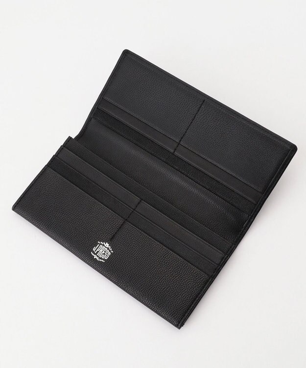 J.PRESS MEN 【MORPHO×J.PRESS】シープゴート 長財布(ササマチ束入・小銭入れなし) ブラック系