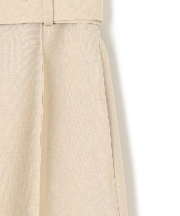 NAVE 【Nave・セットアップ可】ウールポリエステルツイルスカート ベージュ系
