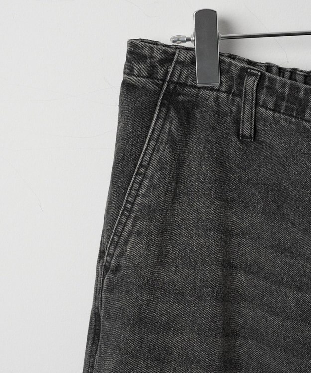 WEGO デニムパラシュートパンツ スミクロ