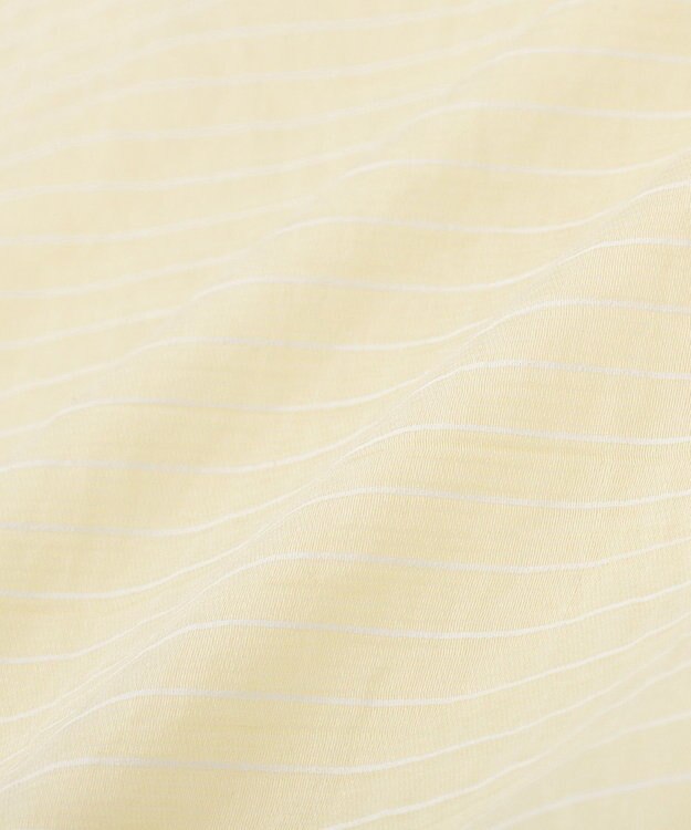 CRAFT STANDARD BOUTIQUE 【2点SET】スカーフ付きシアーストライプシャツ Stripe Yellow