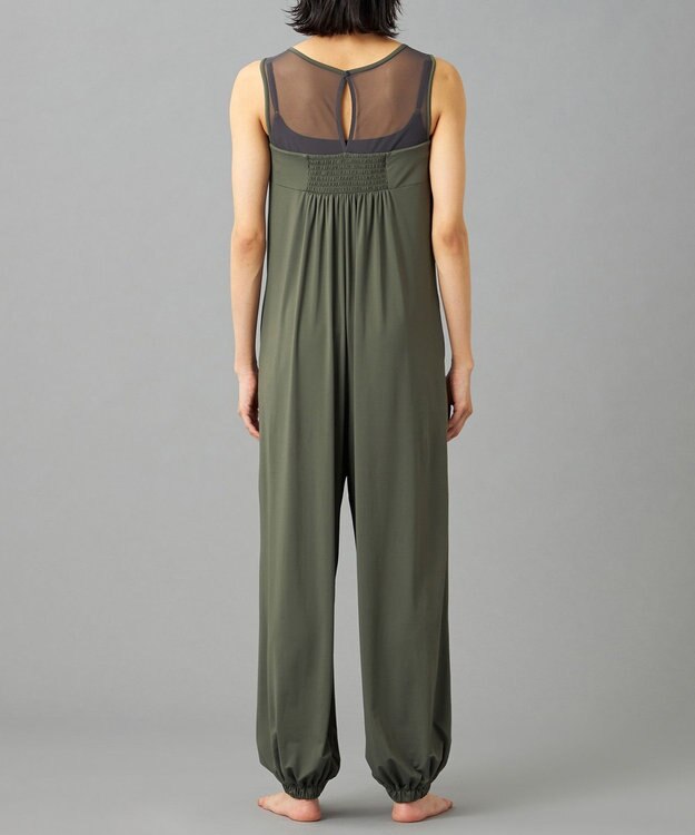 Chacott Chacott BALANCE メッシュコンビオールインワン カーキ