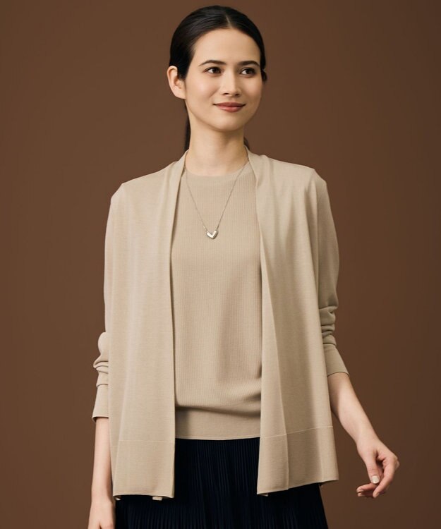 自由区 【昨年大好評・新色追加】ファンクショナル カーディガン サンドベージュ