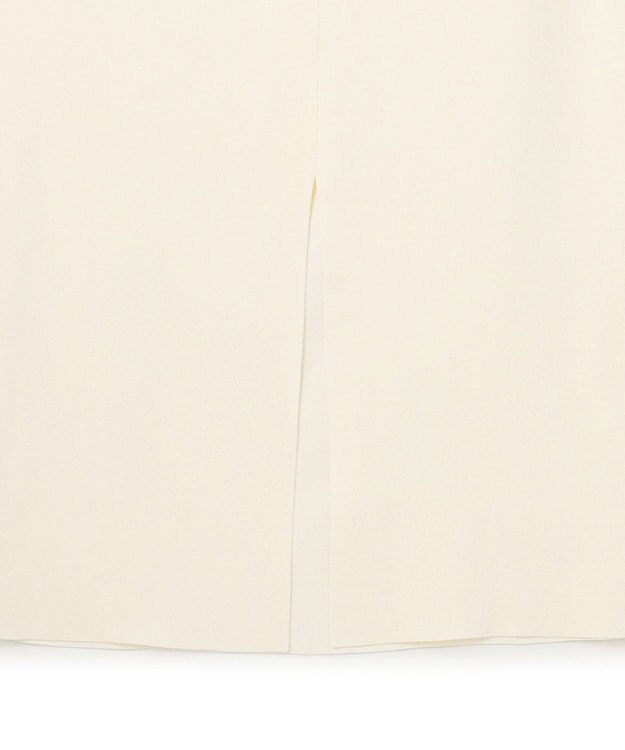 BEIGE， NADIA / 異素材ライン ストレッチニットスカート Ecru