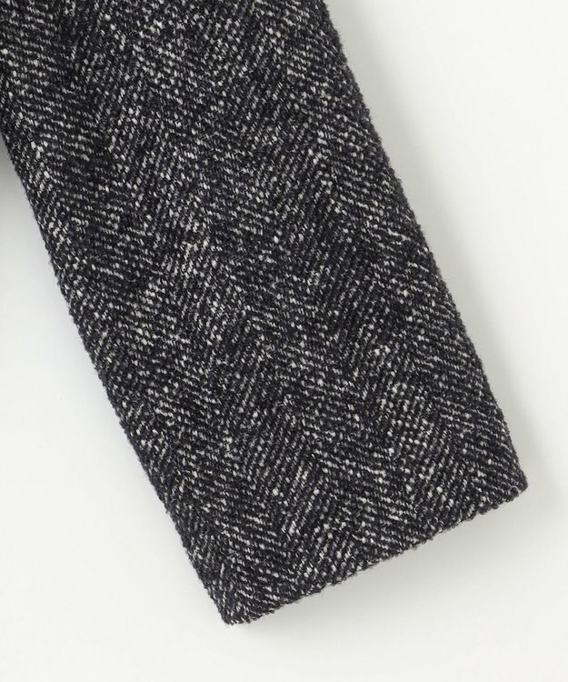 #Newans 【セットアップ可能】ワイドスリーブツイードプルオーバー グレー