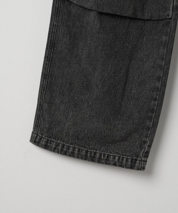 WEGO デニムパラシュートパンツ スミクロ