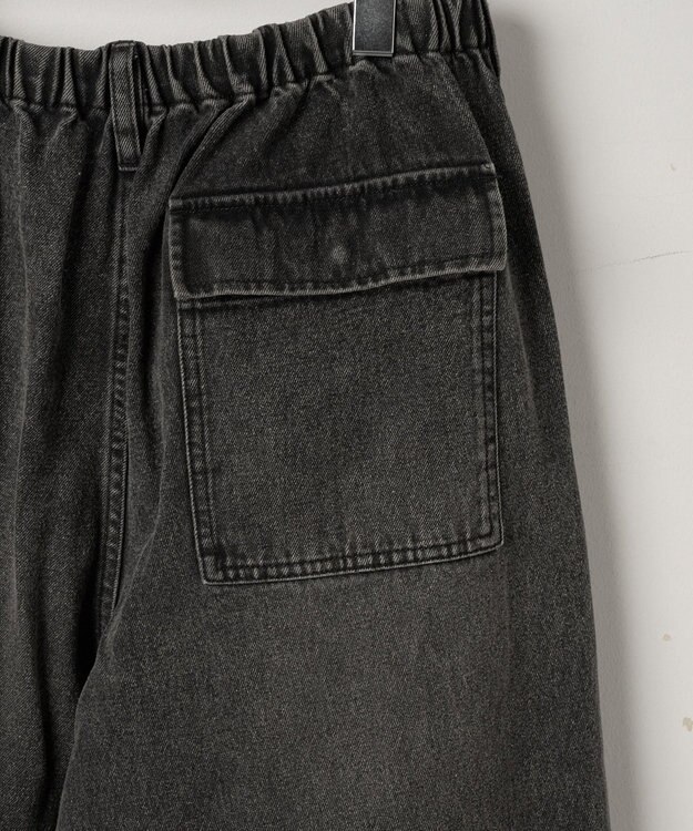 WEGO デニムパラシュートパンツ スミクロ