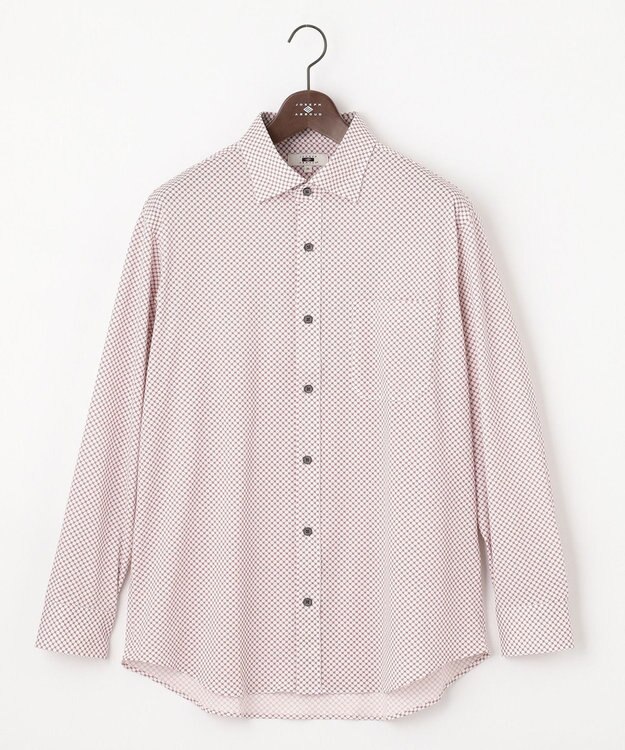 JOSEPH ABBOUD 【キングサイズ・快適な着心地・イージーケア】ジャージーシャツ ワイン系5