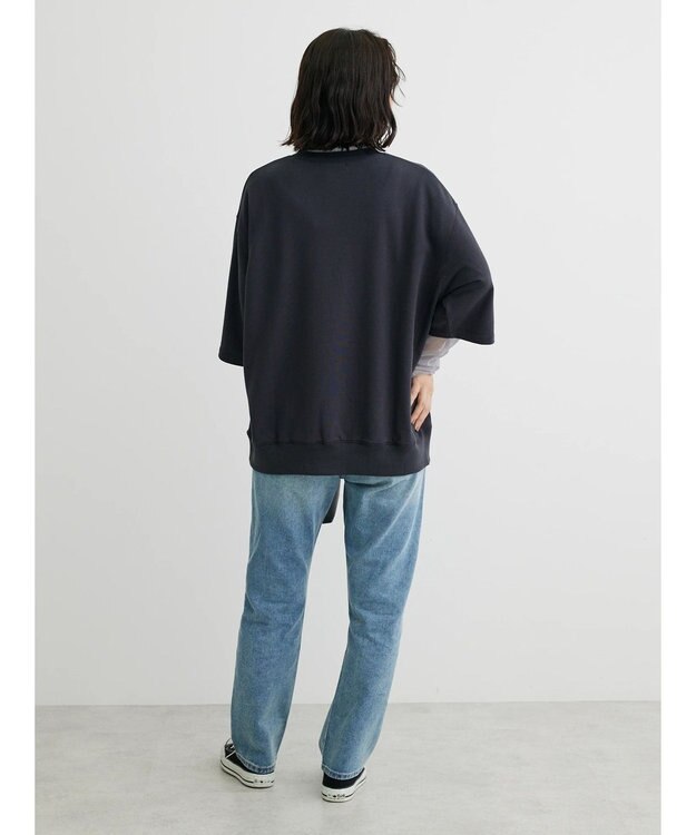 Green Parks ミニ裏毛ロゴトレＴｅｅ Dark Gray