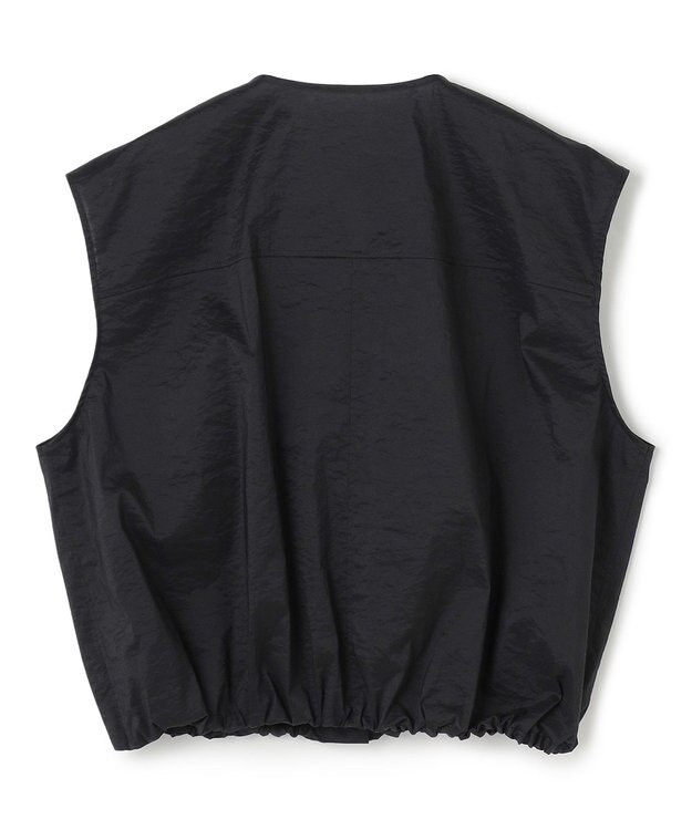 BEIGE， 【洗える】LANTANA / ビックポケットノースリーブブルゾン Black