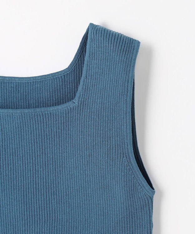ANY ニットタンク ブルー