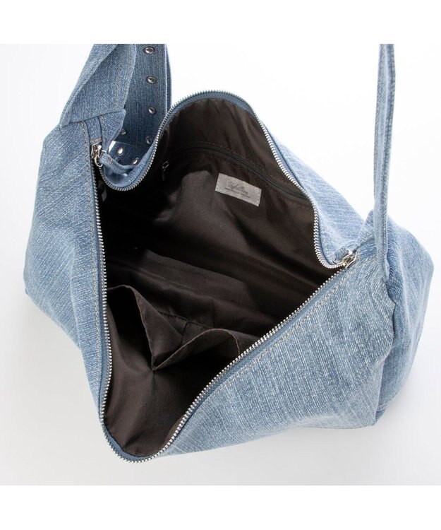 UNBILLION カシュカシュ cachecache / リボンハトメワンショルダー ブルー