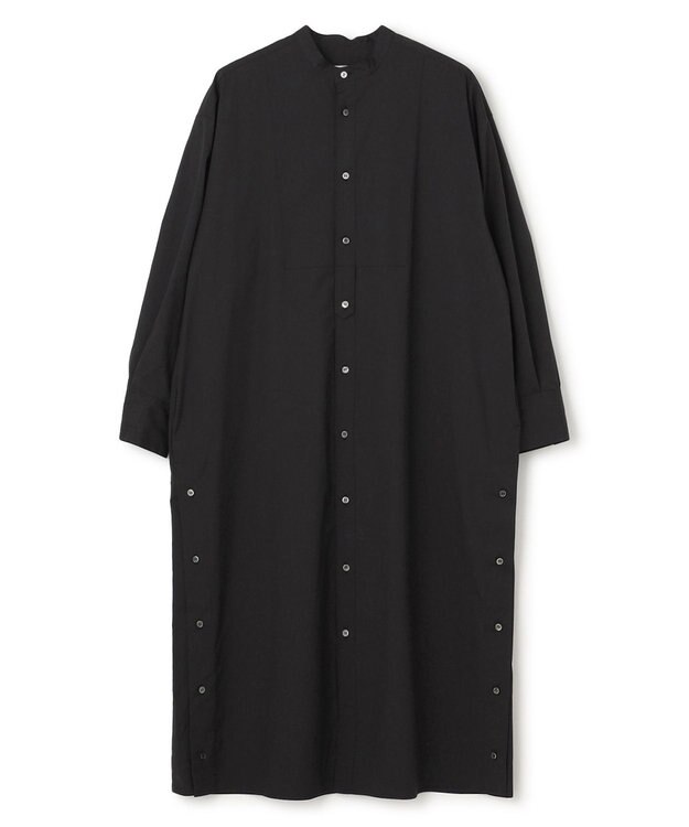 NAVE 【ReNAVE・セットアップ可/洗える/接触冷感/UVケア】コットンポリブロード ワンピース ブラック系