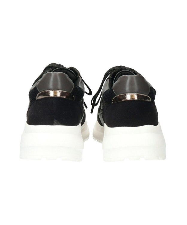 Bridget Birkin 【PARADIS COULEUR】異素材コンビレースアップスニーカー ブラックコンビ