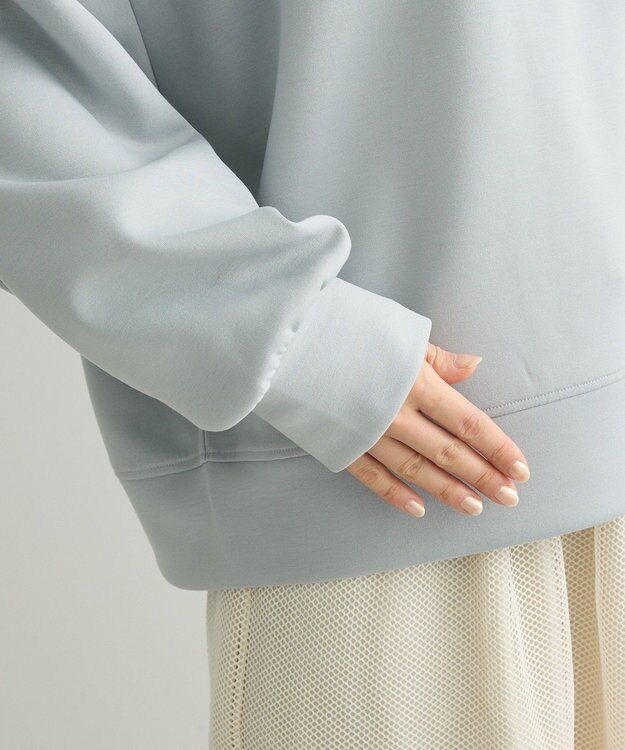 Green Parks ロゴ刺繍ダンボールプルオーバー Gray