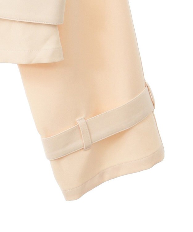 earth music&ecology バックフレアショートトレンチコート Light Beige