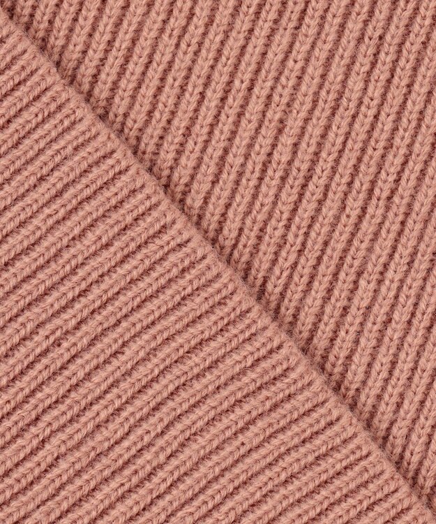 ANY ウールブレンドバルーンスリーブニット コーラル