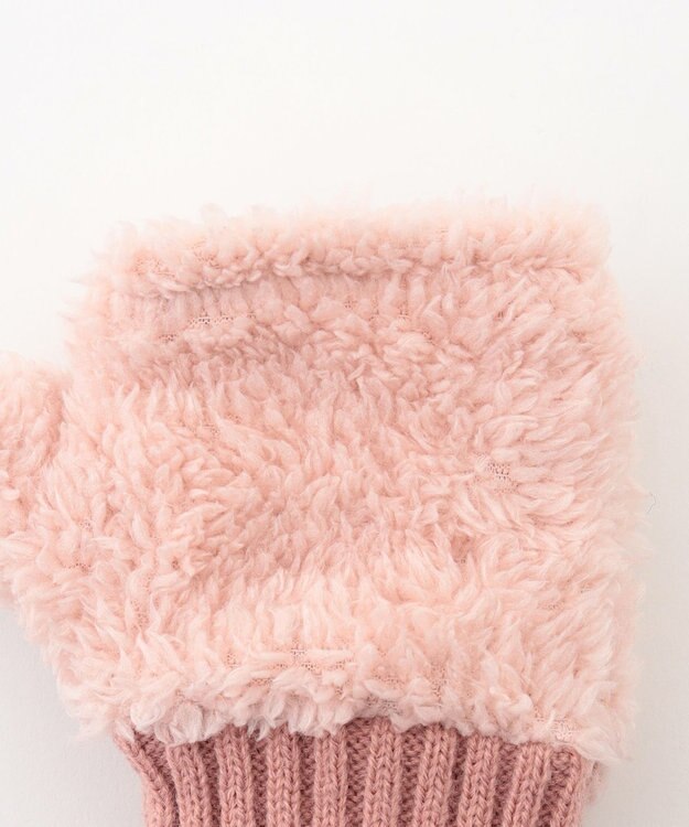 ANY KIDS アニマル2WAY手袋 ピンク（ウサギ）