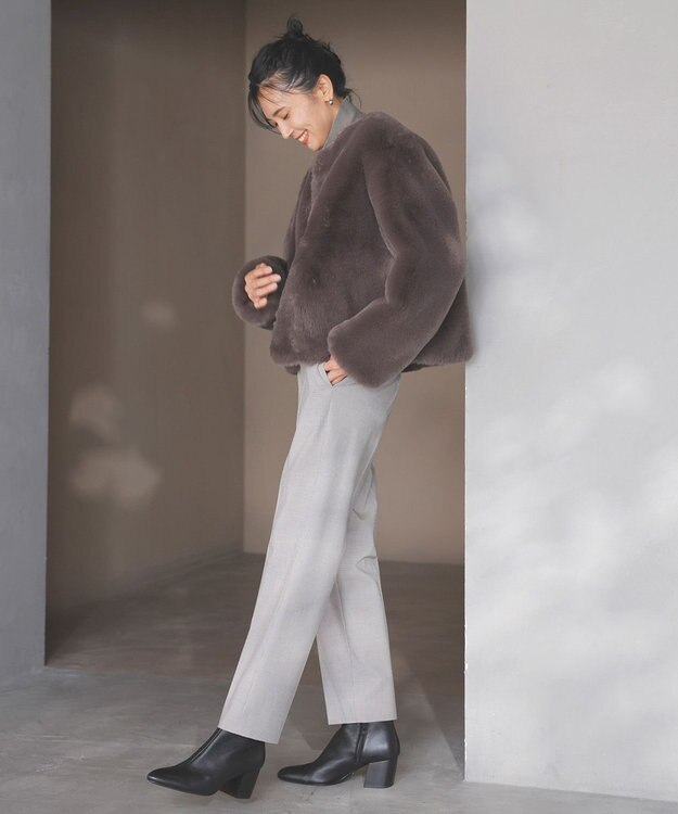 UNFILO マイビューティ テーパードパンツ ガンクラブ