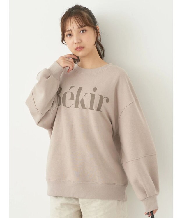 earth music&ecology Ｂｅｋｉｒ裏起毛スウェット Pink Beige