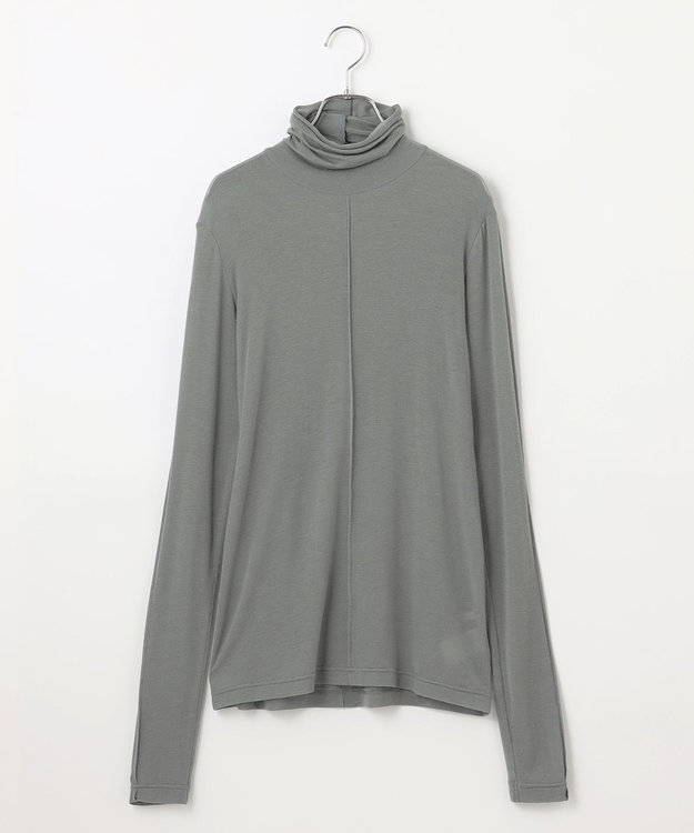 #Newans 【ストレッチ】【カシミヤ混】カシミヤシルクジャージー セージ