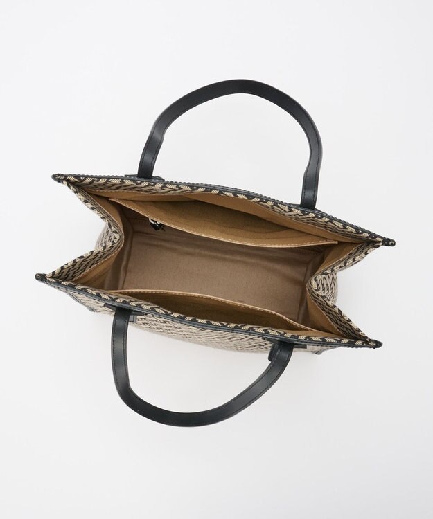 IACUCCI 〈美人百花2月号〉モノグランマ M JACQUARD/RUGA ブラック