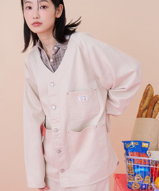 AMERICAN HOLIC 【PENNEY'S】デニムカバーオール Ivory