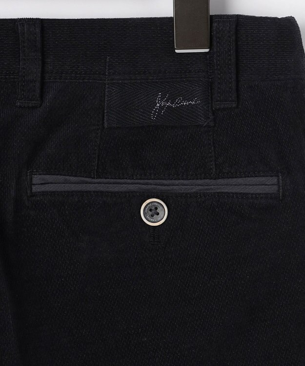 JOSEPH ABBOUD 【ウエストも伸びる！/暖かパンツ/オーガニックコットン使用】ライスコールストレッチパンツ ブラック系