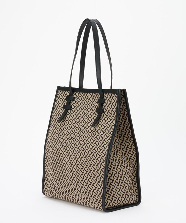 IACUCCI 〈美人百花2月号〉モノグランマ M JACQUARD/RUGA ブラック