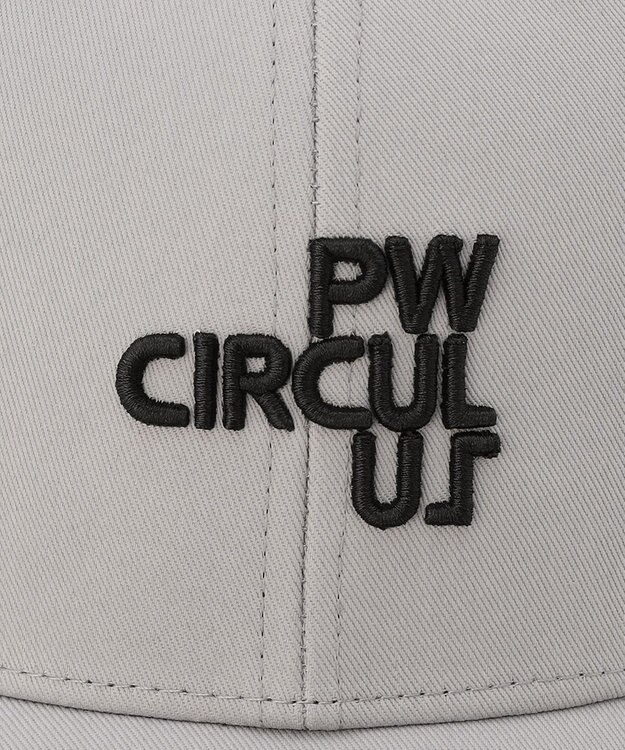 PW CIRCULUS 【UNISEX】3D刺繍 ベーシックキャップ ゴルフ グレー系
