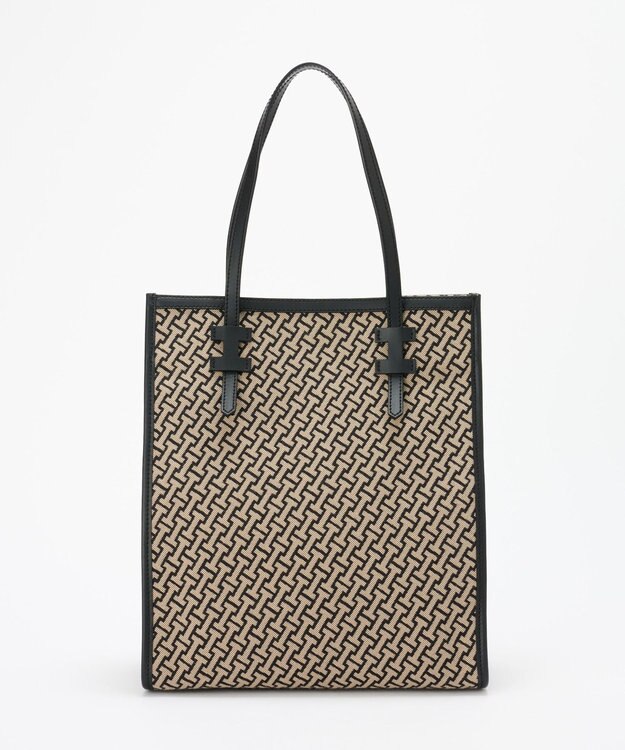 IACUCCI 〈美人百花2月号〉モノグランマ M JACQUARD/RUGA ブラック