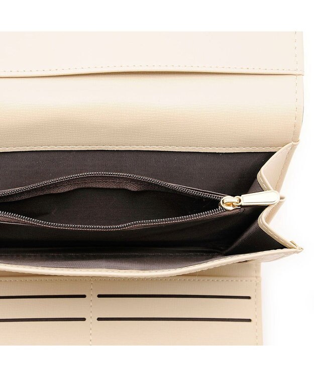 MioFIRANO ラスタープレートロングウォレット 財布　FIRANO フィラノ IVORY