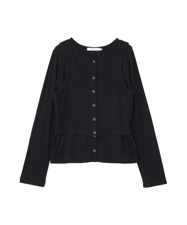 AMERICAN HOLIC 【2点セット】カーディガン+タンクトップ Black