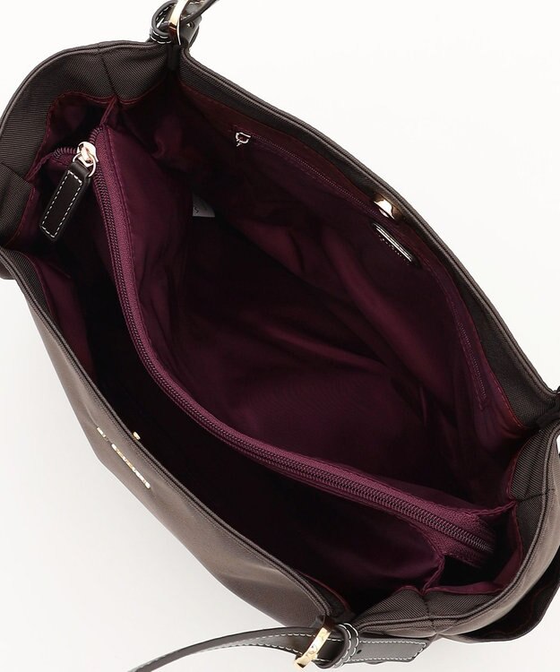 LA BAGAGERIE ポリエステルキャンバス　A4トート チョコ