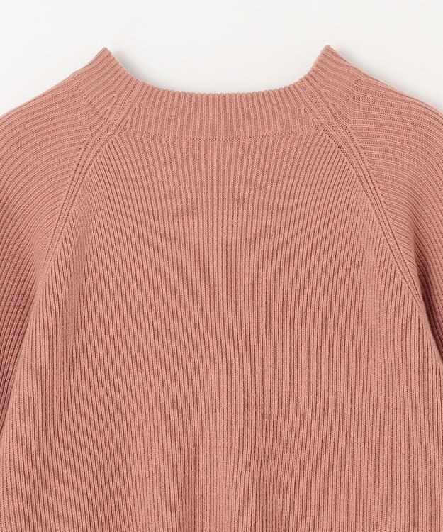 ANY ウールブレンドバルーンスリーブニット コーラル