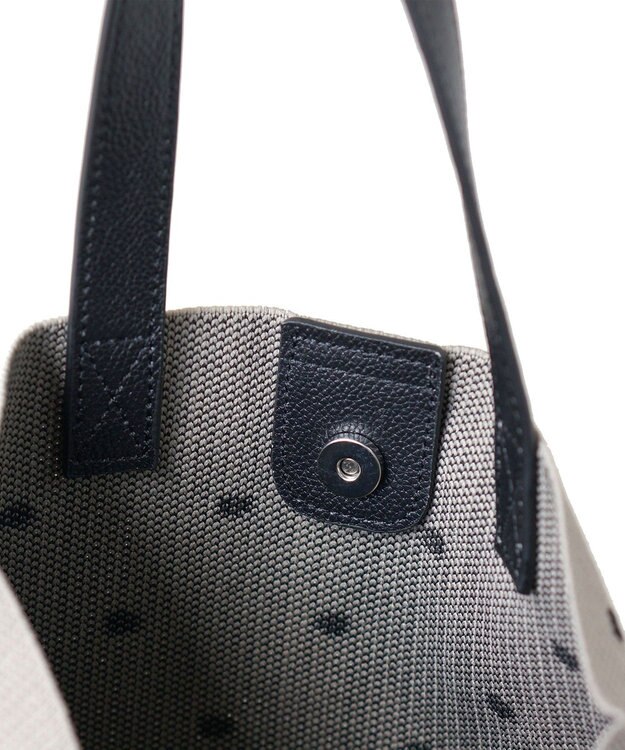 FOLNA RD ニットショッパートートバッグ グレーべージュ
