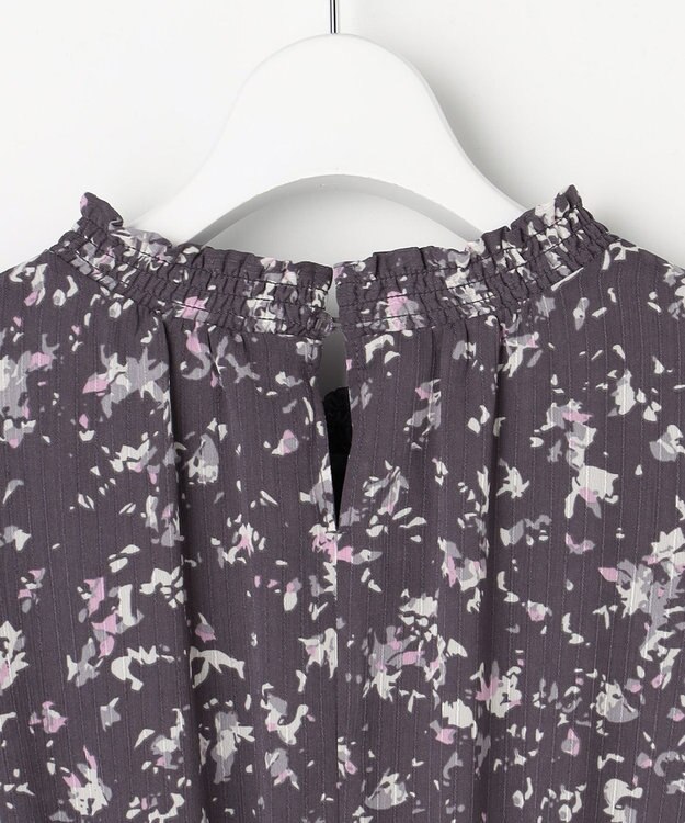 ANY SIS シアーシャーリング ワンピース スレート系