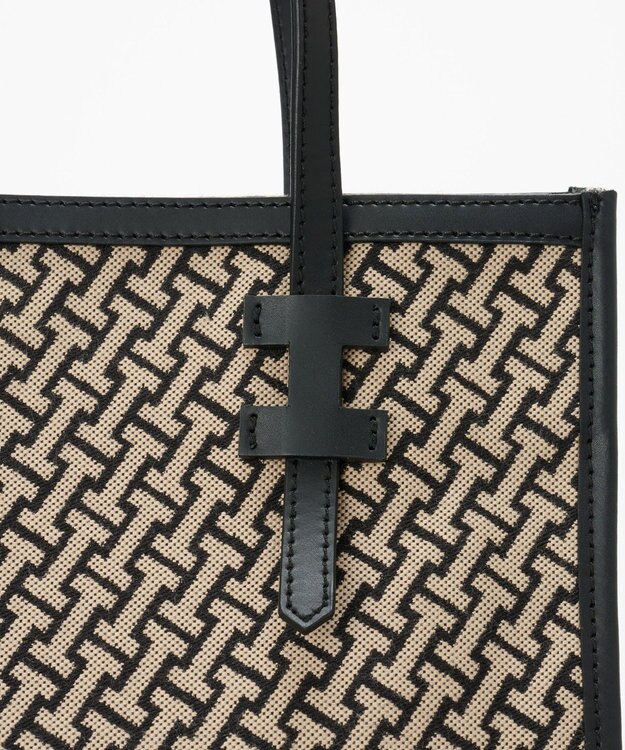 IACUCCI 〈美人百花2月号〉モノグランマ M JACQUARD/RUGA ブラック